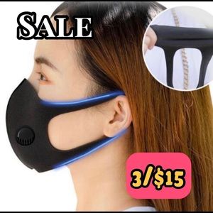 *NEW* 3 Washable Masks w/Valve for $15